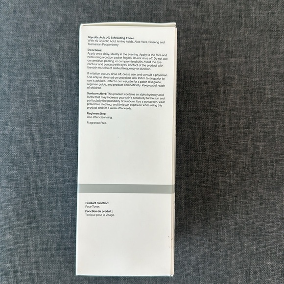 New in Box The-Ordinary Glycolic Acid 7% Exfoliating Toning Solution(240ml/8oz) - Picture 2 of 5